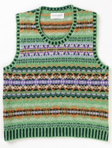 Eribe Westray Fairisle Vest Meadow